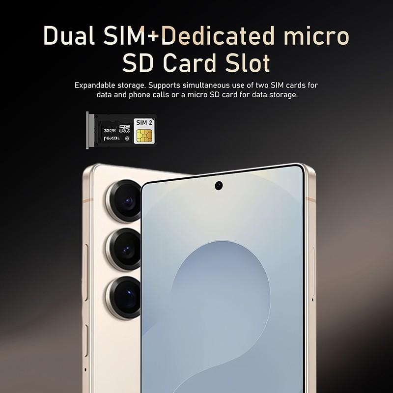 Dual SIM smart phone, 6.8-inch large screen, eight-core processor, 5+16MP high-definition pixels, equipped with hidden stylus, 4GB RAM + 32GB ROM, Cellphone, Cellphone Smartphone Camera