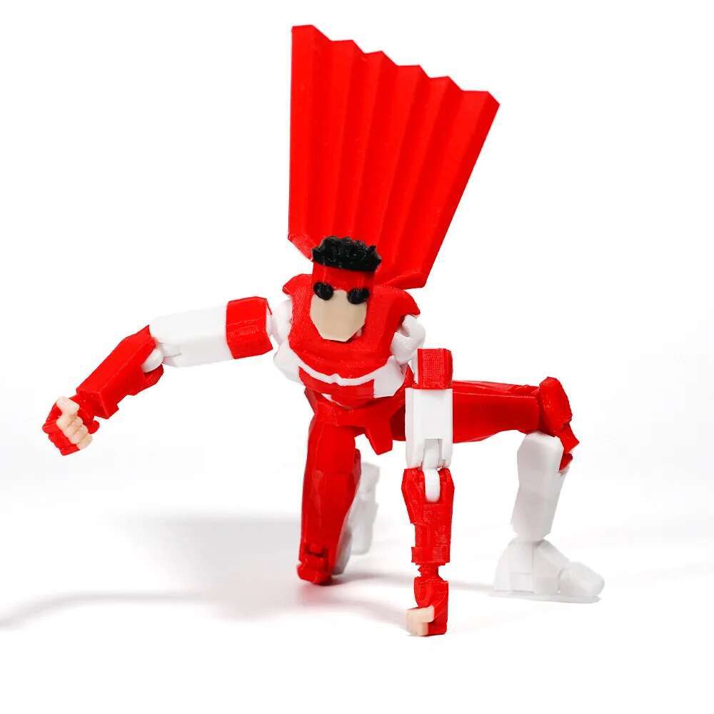 3D Printed Action Figures Invincible 3.0 Superheroes Anime Multi-Jointed Shapeshift Toys Mannequin Model Ornaments Kids Gifts