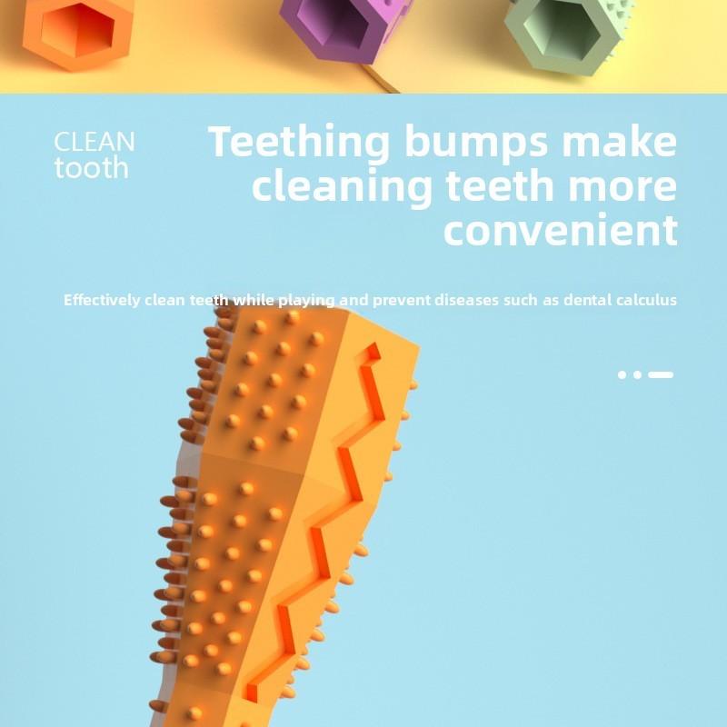 Pet Supplies Dog Chew Toy, Biting Cleaning Teeth Leakage Toy, Interactive Training Durable Pet Toothbrush Stick