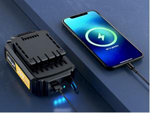 Nilight Portable Air Compressor and  1500mAh Rechargeable Battery, 12V Digital Pump for Car, SUV, Motorcycle, Bicycle Portable Wireless Car Tire Inflator portable air faster air  tire pressure Manual Nozzles Vehicle Automotive  dealsforyoudays