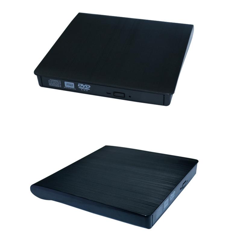 Brushed USB3.0 External Optical Drive Mobile DVD Burner for Desktop & Laptop External Disc Drive