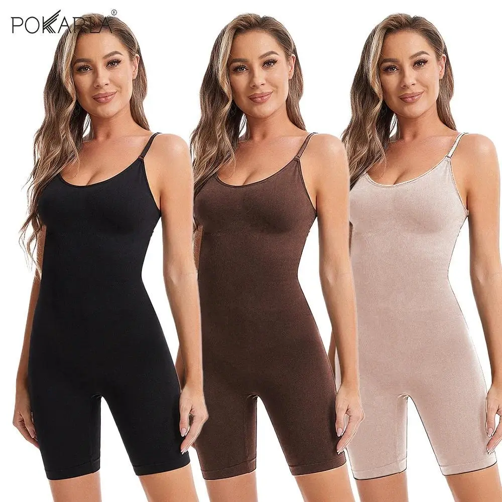 Seamless Bodysuit Compression Open Crotch Shapewear Women Push Up Corset Slimming Butt Lifter Full Body Shaper Slimmer