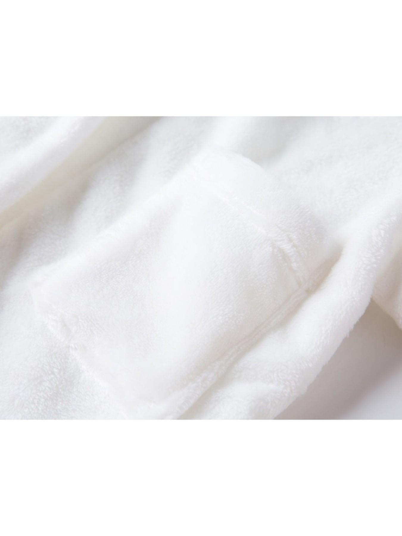 Girls' Winter Hooded Bathrobe, Casual Fashion Pure Flannel Warm Sleepwear, Essential for Home Use After Shower, Kids' Comfortable Robe