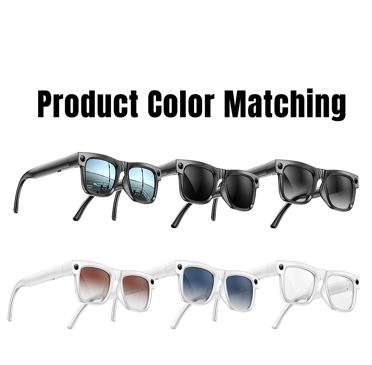 Women's AI Glasses, Wearable Tech Glasses, 8MP Camera, Hands-free Video Recording, 4GB Memory Build-in(No TF Card Need), 290Mah Battery, AI Multi Languages Translation, Wireless Translation Glasses, Bluetooth Calling, HiFi Audio, Music Control