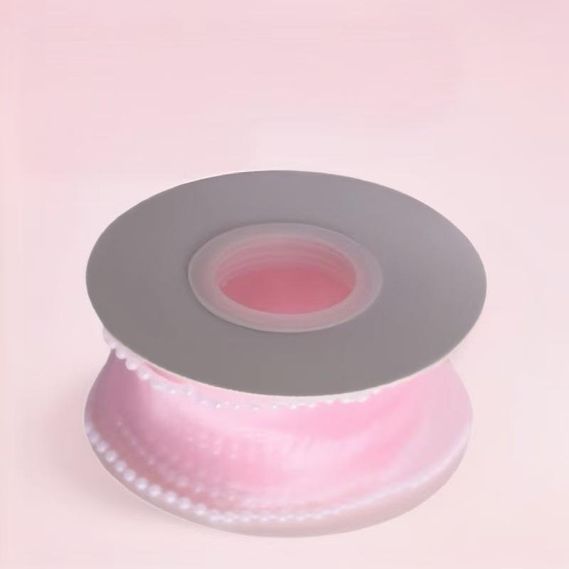 4cm Fish Tail Satin Ribbon with Pearl Trim, DIY Wedding Packaging Tape, Valentine's Day Gift Box Wrap, Floral Art Decorations