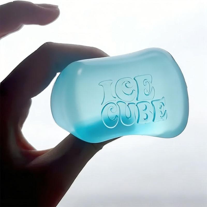 Ice Cube Water Drop Squeeze Toy in Blue,Pink,and Purple Rosie-Style Stress Relief Ball Ice Cube Squeeze Fun-Sensory Squeeze Toy - Sensory Toy Stress Relief Squeeze Fun -Stress-Reducing Blocks Relaxing and Fun Squeeze Toy Gift for Stress Relief