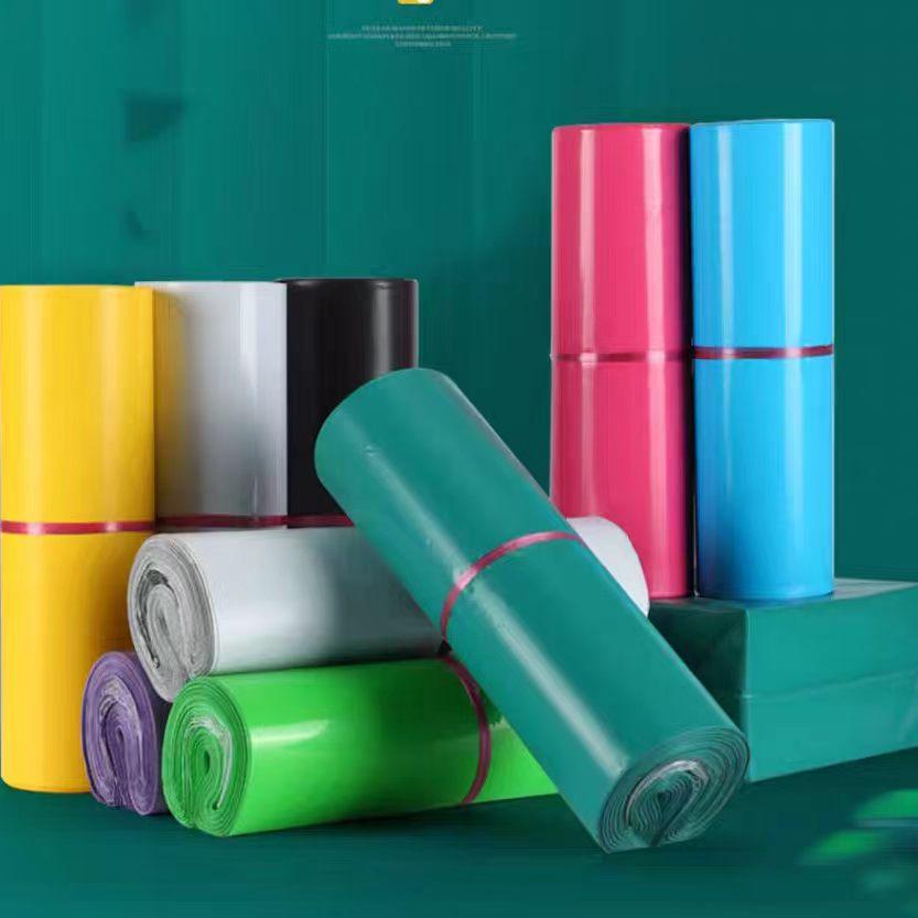 100 Shipping Packaging Bags, Thickened Colorful Clothing Waterproof Pouches, Logistics Bags for Secure Delivery