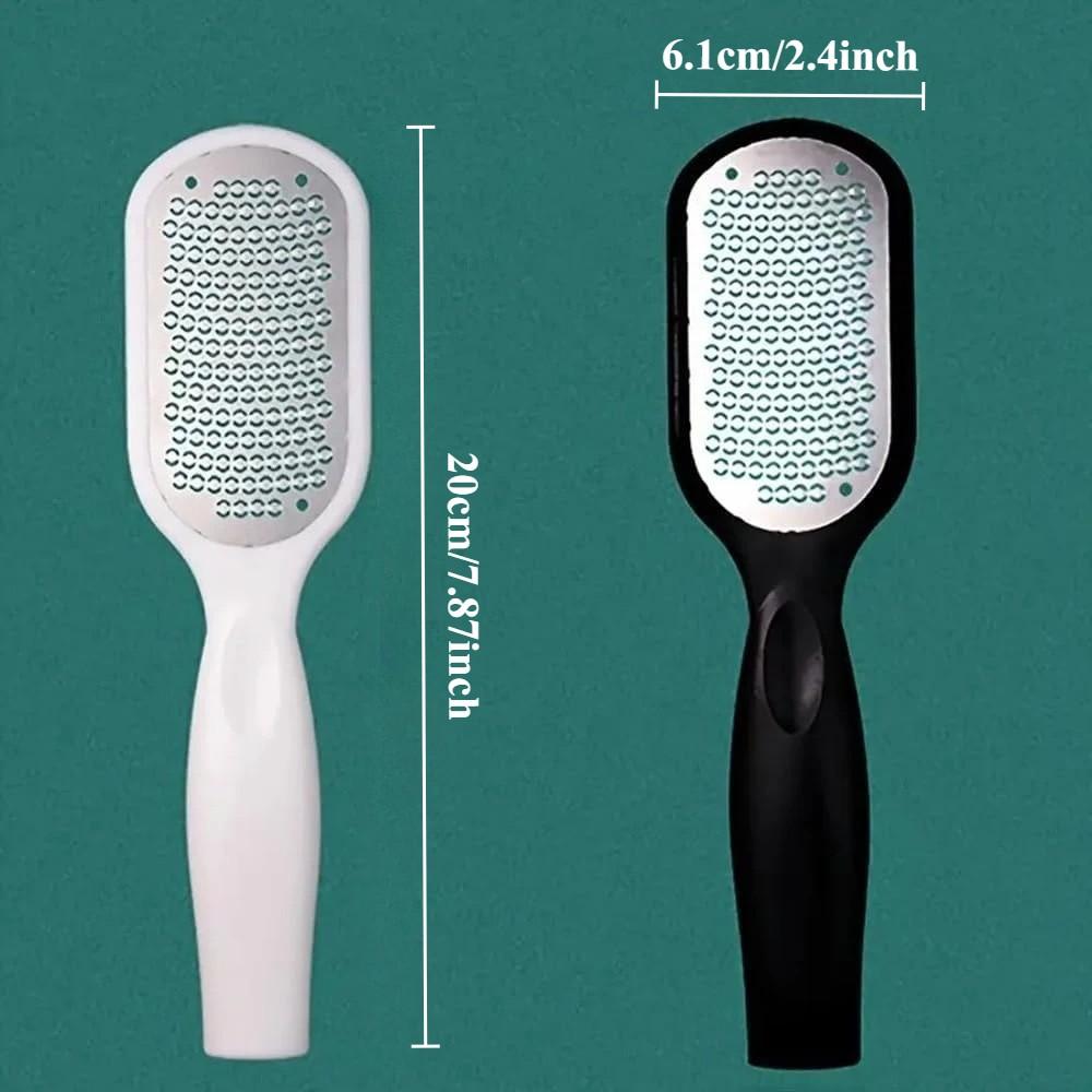 Professional Stainless Steel Foot Care Tools, Dry Cracked Callus Remover, Metal Heel Scraper, 1/2/3 Pieces, Skin Care Essentials
