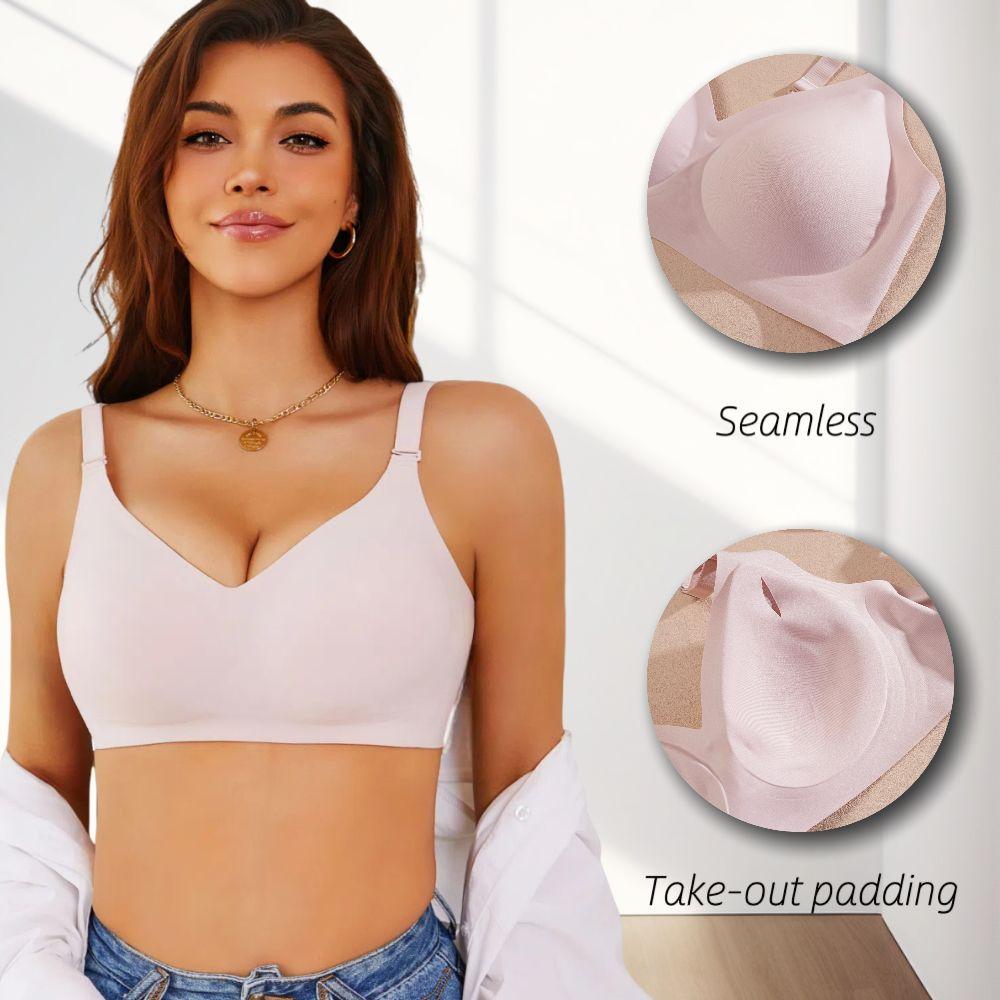FINETOO Unite store 1PC Cloud-like Marshmallow Touch 24-hour Burden-free Companion Support Non-slip Cup Seamless S-3XL womenswear