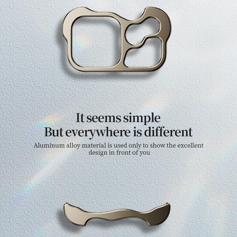 Minimalist Phone Case for iPhone 17 Series, Aluminum Alloy Frameless Design, Ultimate Protection with Lens Film Included