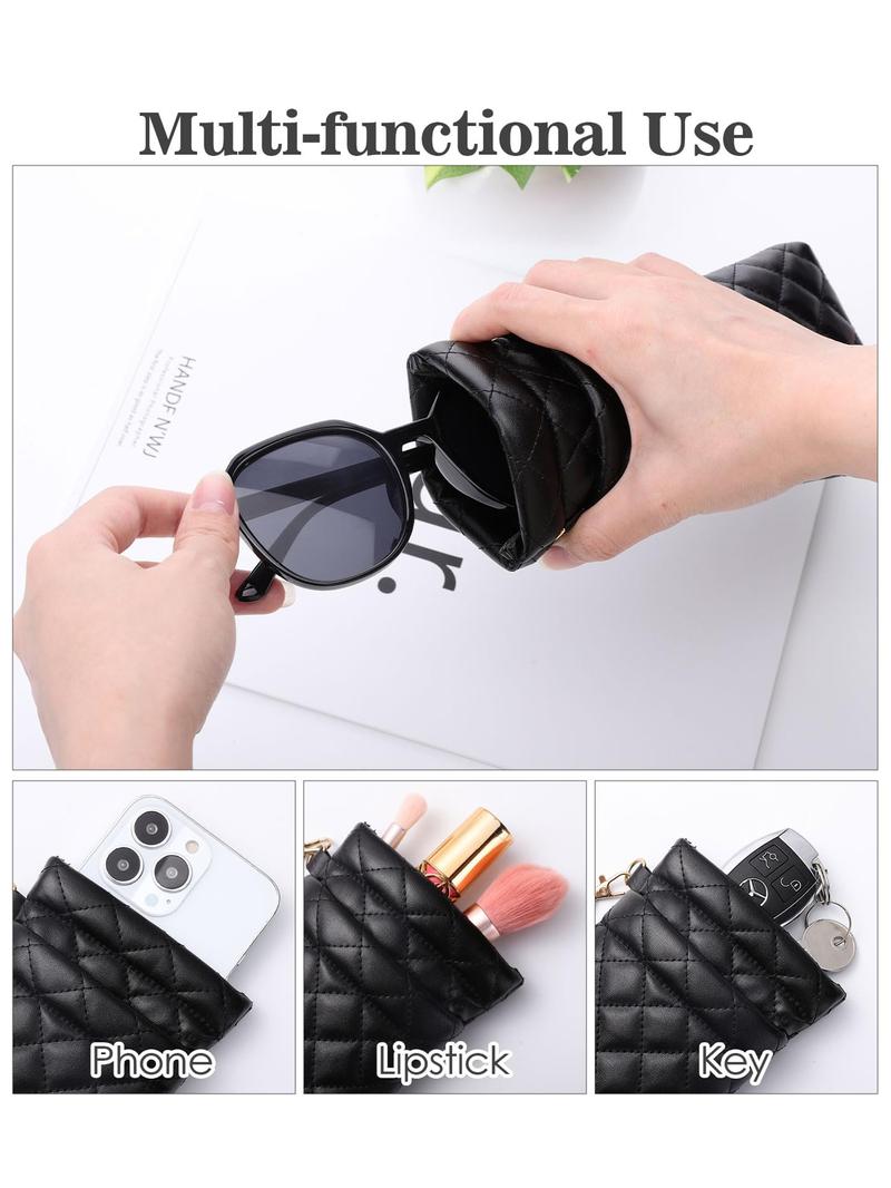 Latest Fashion Makeup Storage Bag, Handheld Cosmetic Pouch, Soft Material Lightweight Glasses Case, Unisex Eyewear Accessories for Everyday Use, Christmas Gift, Valentine's Day Gift, Ideal Gift