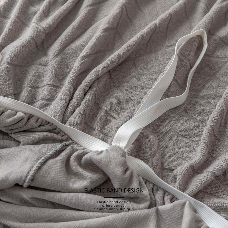 Recliner Loveseat Cover with Center Console, 2 Seater Leaf Jacquard Recliner Sofa Slipcover with Pockets ,Washable Furniture Protector #TikTokShopBlackFriday