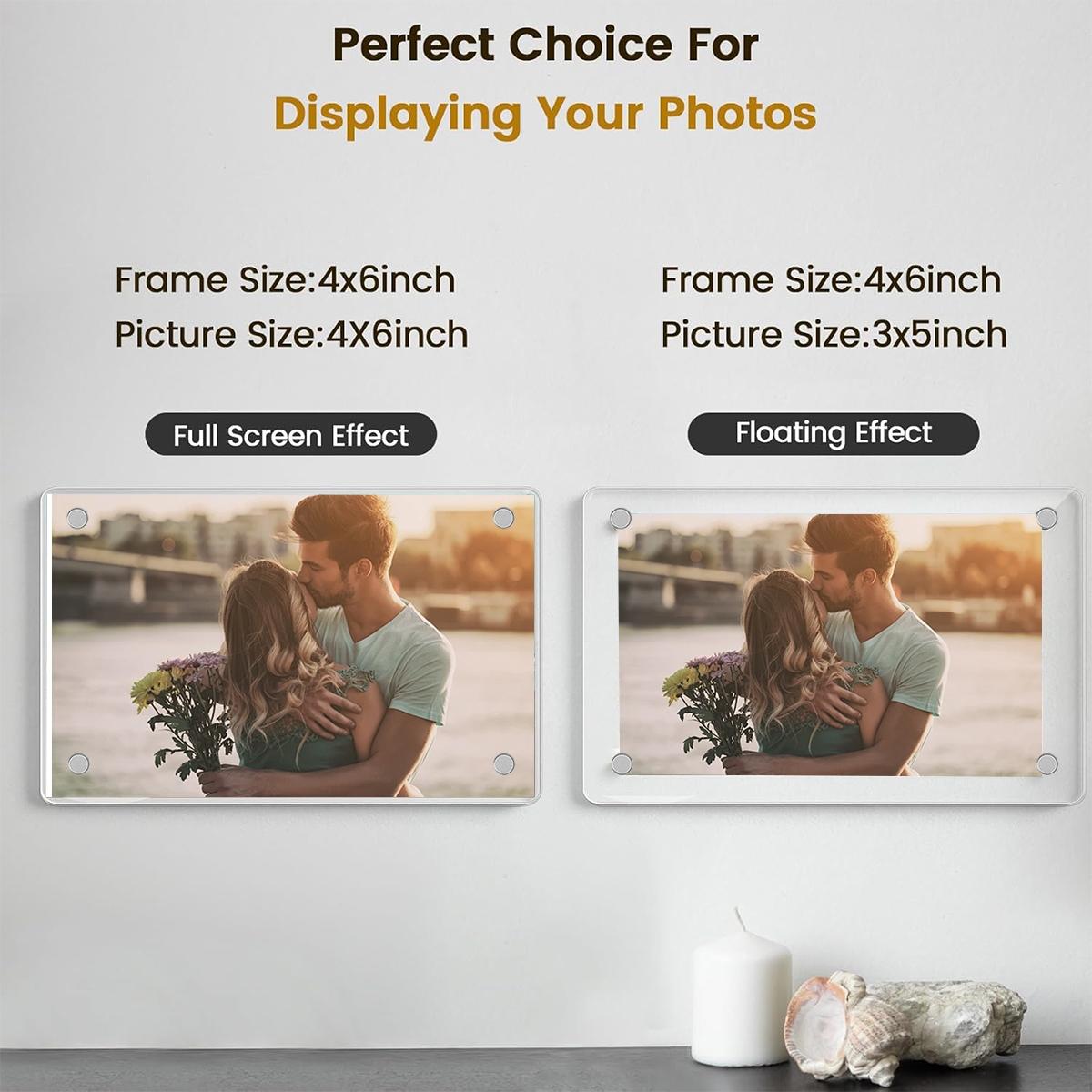 Romantic Date Anniversary Frame, Style Decorative Photo Holder, Perfect Gift for Couples, Stylish and Elegant Design