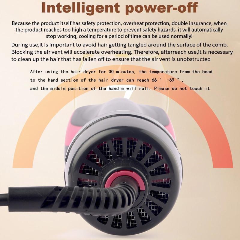 2 in 1 Comfort Comb Design Multifunctional Hair Dryer, Fast Drying Hair Styling Tool, Hairdressing Comb Hot Air Brush, Trending Products, Makeup Products, Back To School, Hair Straightener Comb