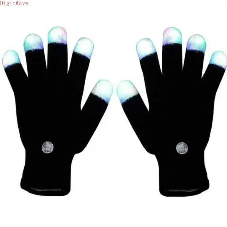 Flashing LED Sports Gloves, Unisex Fashion Accessories for All Seasons Indoor/Outdoor Parties - Fun & Unique Gifts for Men, Led Lights, Funky Unique Accessories, Unique Gifts For Man