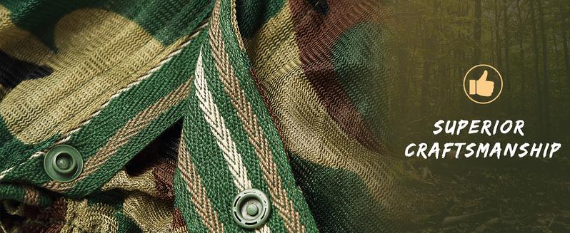 MOPHOTO 5 in 1 Ghillie Suit, 3D Camouflage Hunting Apparel Including Jacket, Pants, Hood, Carry Bag Suitable for Unisex Adults/Youth (S/M/L) MOPHOTO 5 in 1 Ghillie Suit, 3D Camouflage Hunting Apparel Including Jacket, Pants, Hood, Carry Bag Suitable for Unisex Adults/Youth (S/M/L)