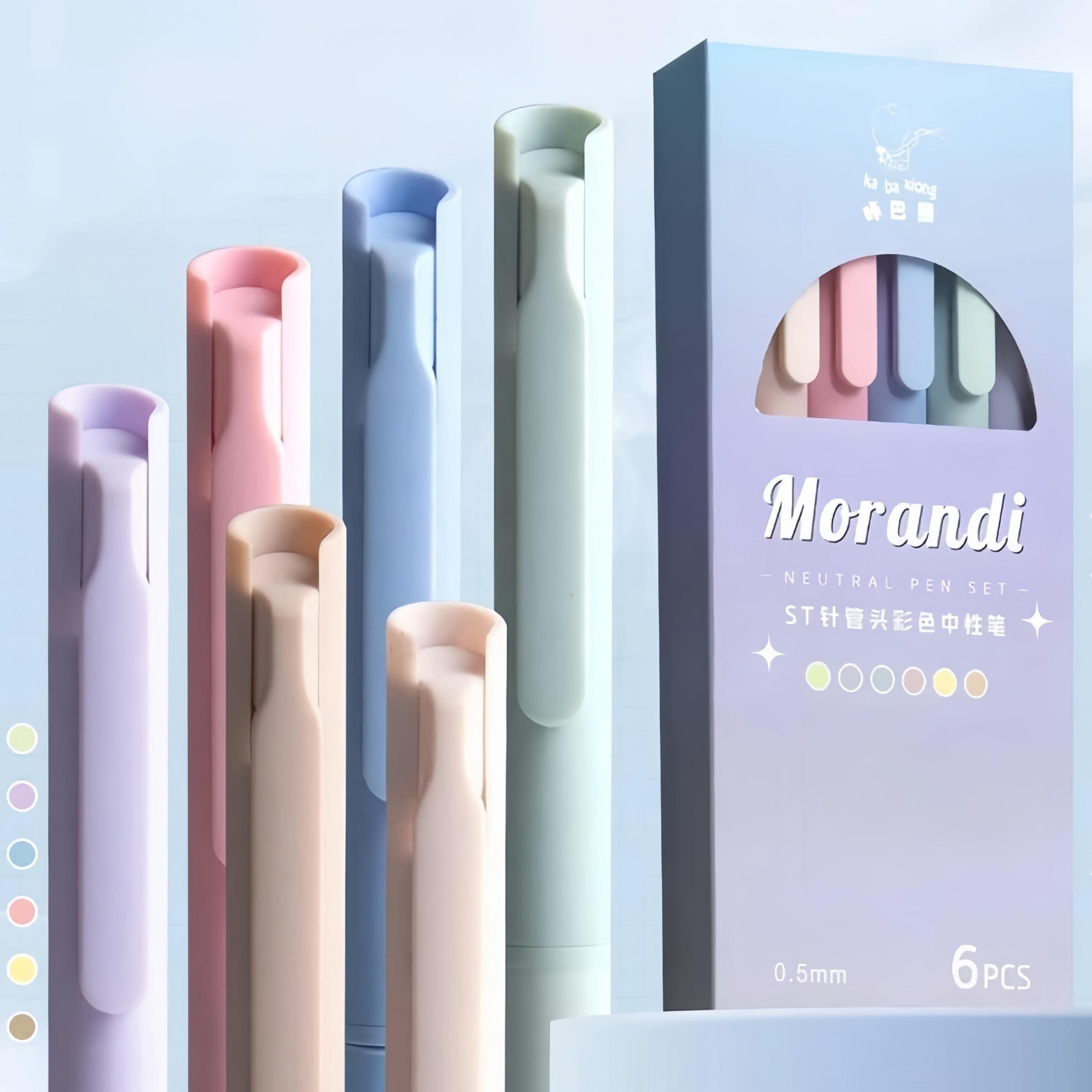 56 Pcs Aesthetic School Supplies, Cute Pencil Case, 12 Pastel Highlighters, 7 Ink Gel Pens, 6 Mechanical Pencils 0.5mm, Office & College Essentials