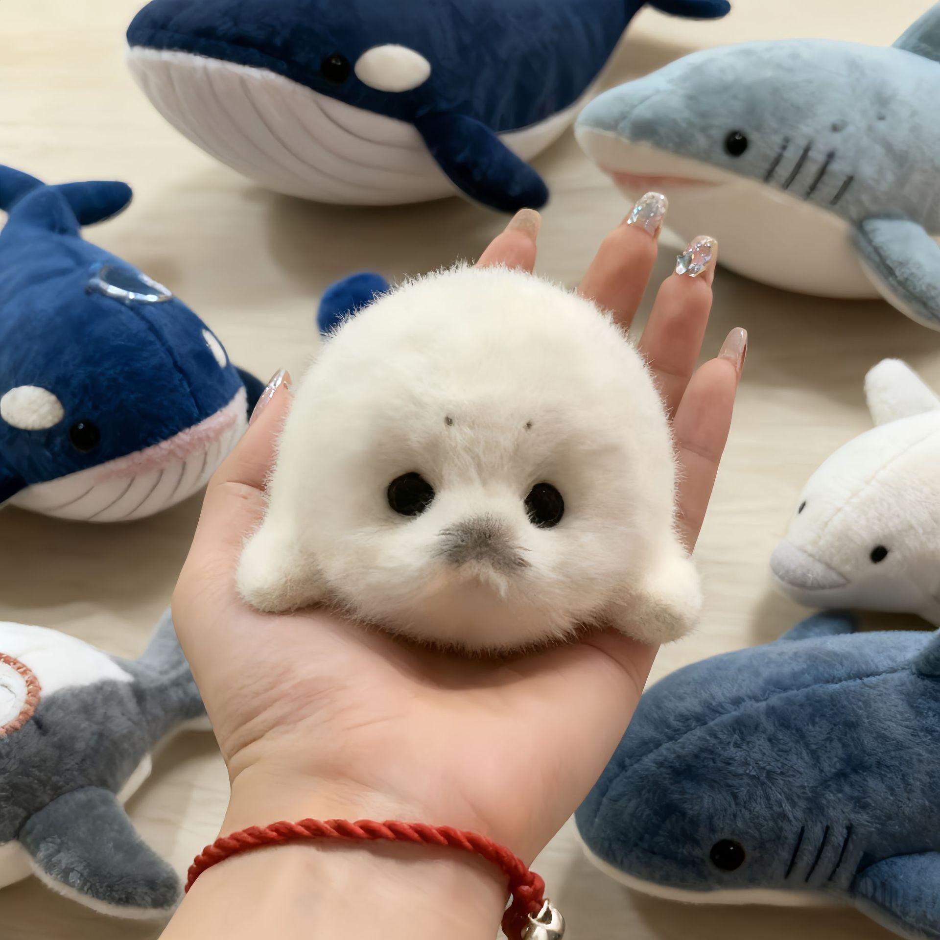 Plush Seal Toy Animal Doll, Cute Ocean Creature Puppet, Perfect Birthday Gift, Soft and Adorable, Ideal for Kids and Adults, Great for Collectors