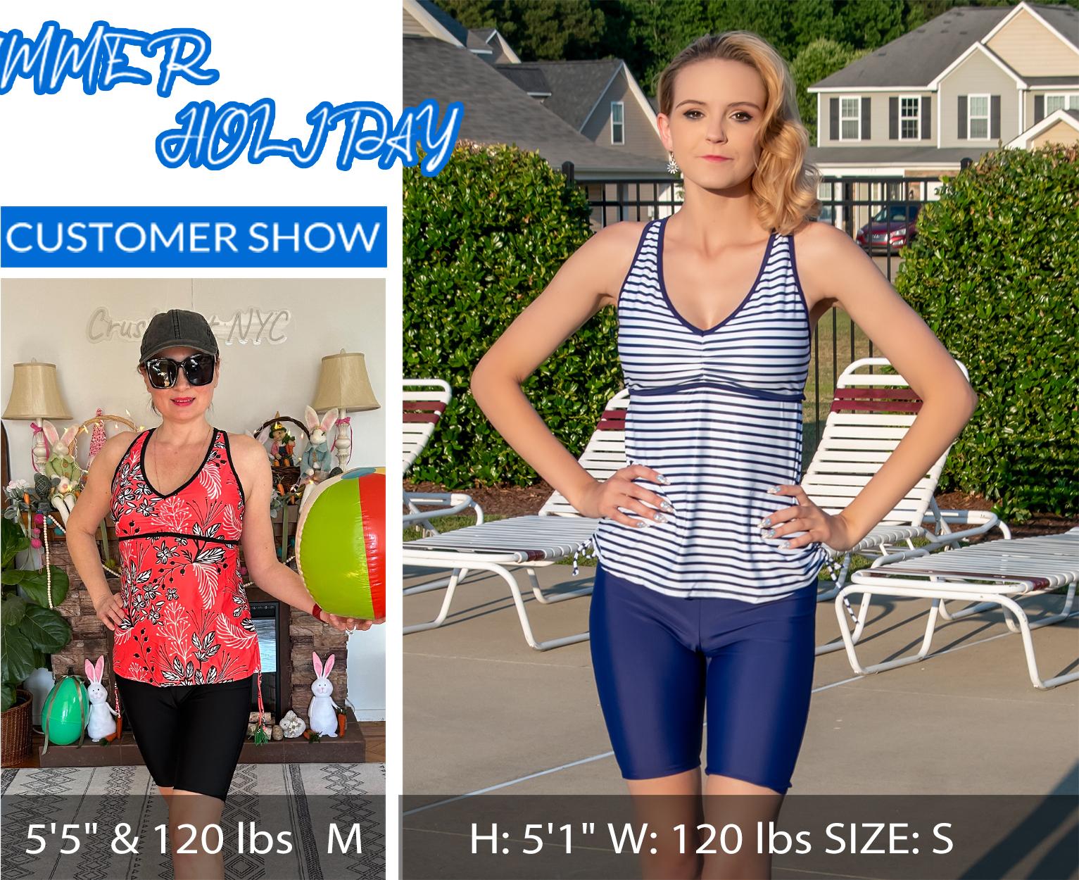 Yonique Women Two Piece Tankini Swimsuits with Shorts Athletic Bathing Suit with Swim Shorts Racerback Swimwear Yonique Women Two Piece Tankini Swimsuits with Shorts Athletic Bathing Suit with Swim Shorts Racerback Swimwear