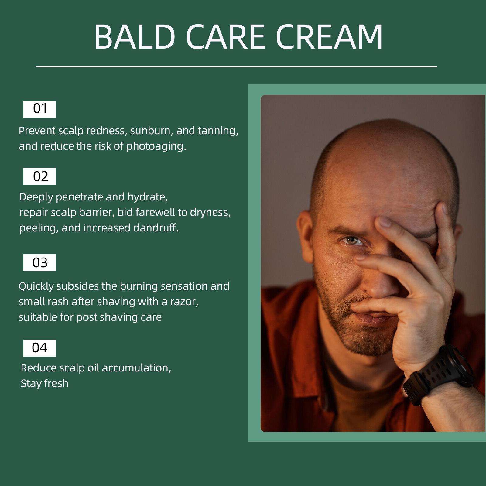 New men's scalp care cream, moisturizing and nourishing shaving and skin care cream 50g