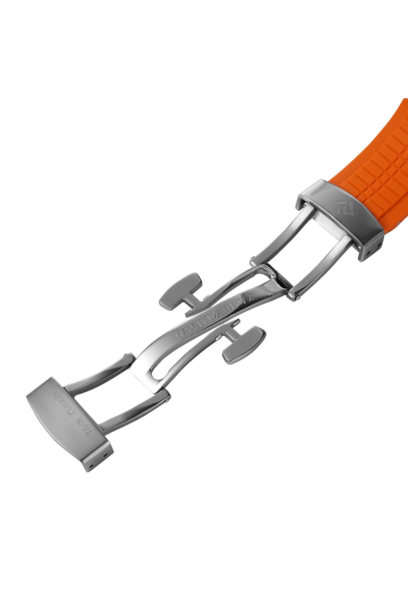 2026 Hot Selling Top Luxury Brand Japan VD53 Mov Chronograph Quartz Watch Stainless Steel Silver-Blue Rubber Strap Luminous Waterproof