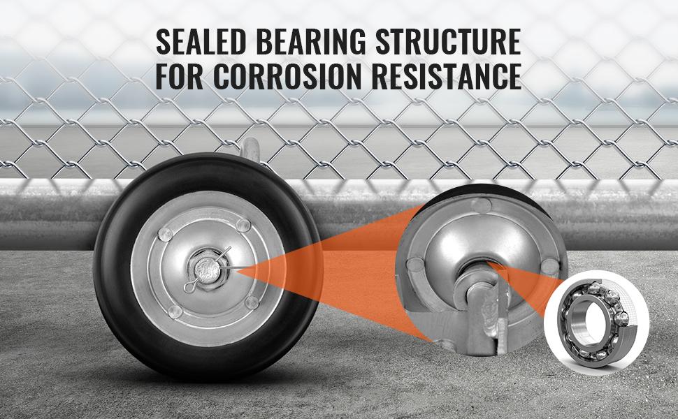 VEVOR Sliding Gate Kit, 6 Rolling Gate Hardware Kit C-type, Wheel Carrier with Two 6 Wheels Support, Heavy Duty Sliding Gate Rollers for Connect Tracks Door Frames, Sliding Gate Guide Roller, 600 lbs VEVOR Sliding Gate Kit, 6 Rolling Gate Hardware Kit C-type, Wheel Carrier with Two 6 Wheels Support, Heavy Duty Sliding Gate Rollers for Connect Tracks Door Frames, Sliding Gate Guide Roller, 600 lbs