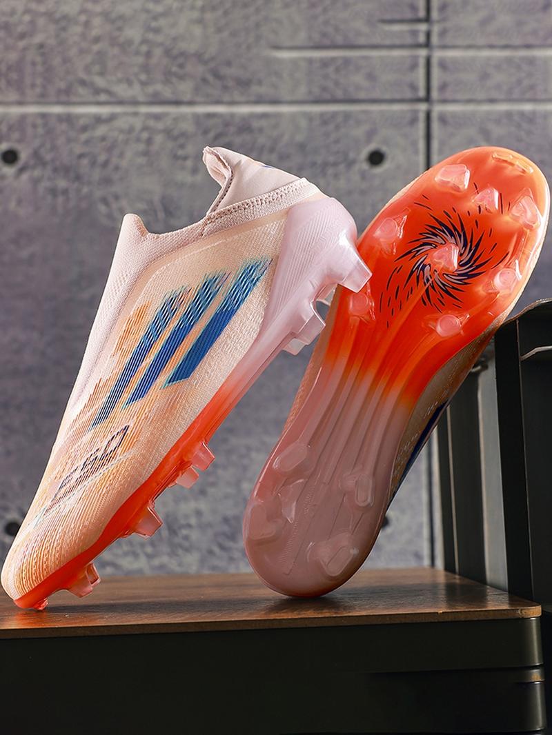 Unisex Soccer Shoes for Youth Students, Soccer Cleats, Long Studs Design, Competition Training Sports Footwear, Durable and Comfortable Football Boots