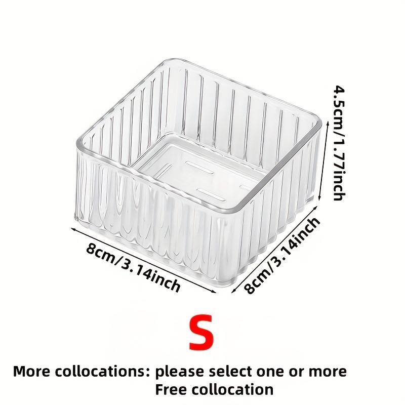 Multi-Drawer Storage Organizer Set, Stackable and Adjustable, for Cosmetics, Office Supplies, Desk Essentials, Home Organization