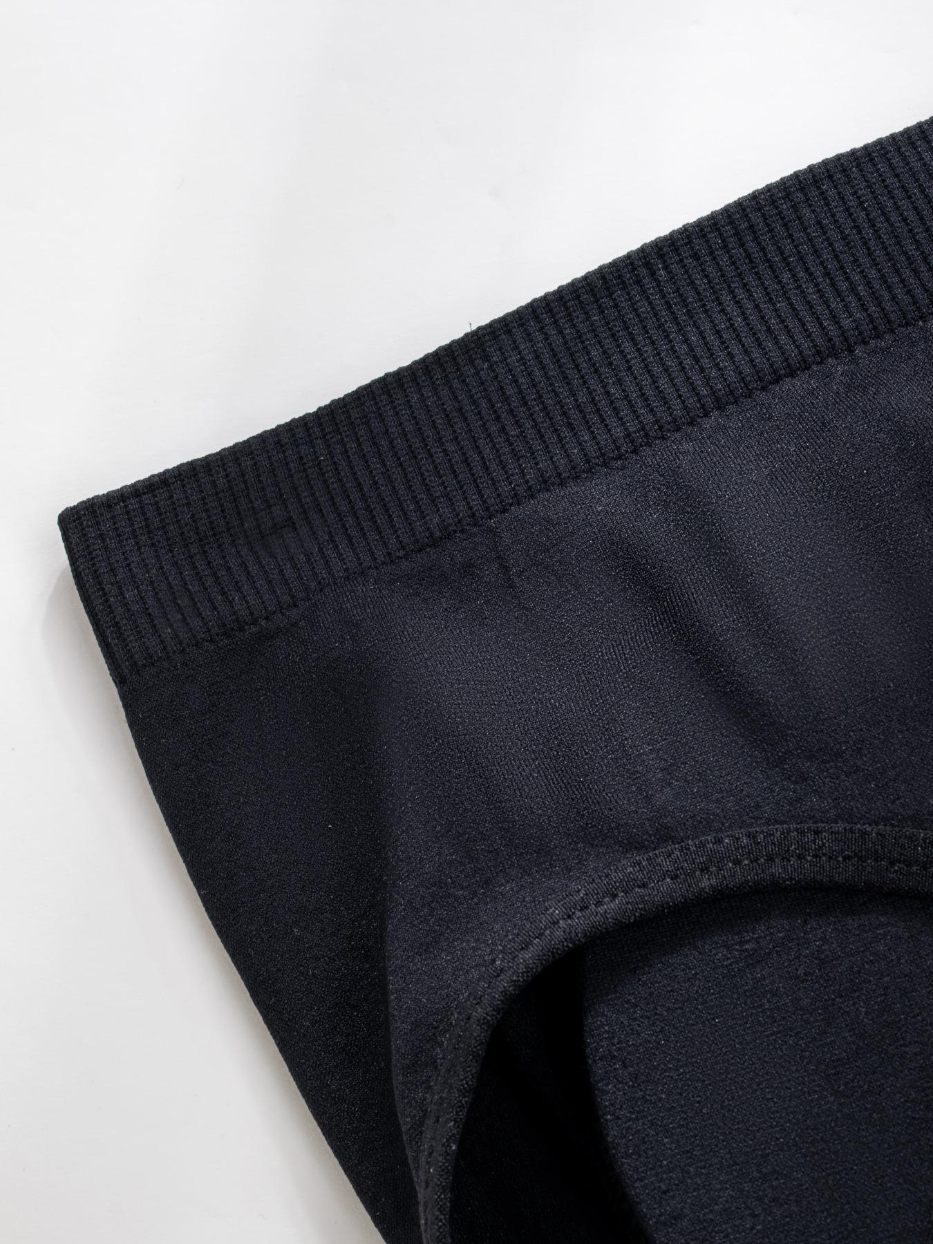 Women's Solid Color Butt-Lifting Briefs with Pads, Shaping Triangle Design for Daily Casual Wear, Enhances Curves Comfortably, Shaping Panties