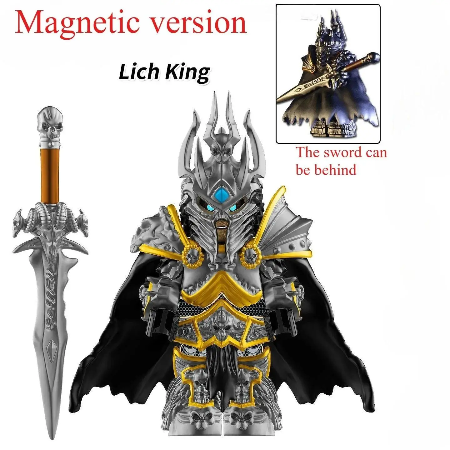 Medieval Stormwind Soldiers World Of Warcraft Wow Building Blocks Lich King Mini Action Figure Toys Gifts DT014