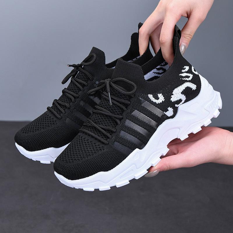 Rain Core | Women'S Casual Athletic Sneakers- Breathable Mesh Leopard Print, Lightweight Lace-Up Running Shoes with Comfortable Platform Sole, Stylish Low-Top Design, Casual Sneakers | Laceup Sneakers | Comfortable Sole
