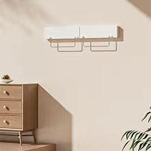 Wall Mounted Laundry Rack, Collapsible Clothes & Drying Rack for Indoor &, 60 lb Capacity, 31.5' Wide, 13.5 Ft, White