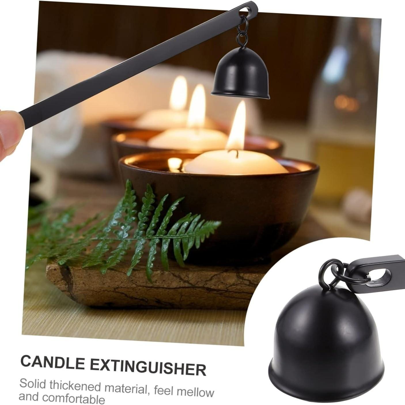 Stainless Steel Candle Extinguisher Cover, Durable Waterproof Design, Easy Clean, Ideal for Office Bathroom Kitchen Outdoor Use