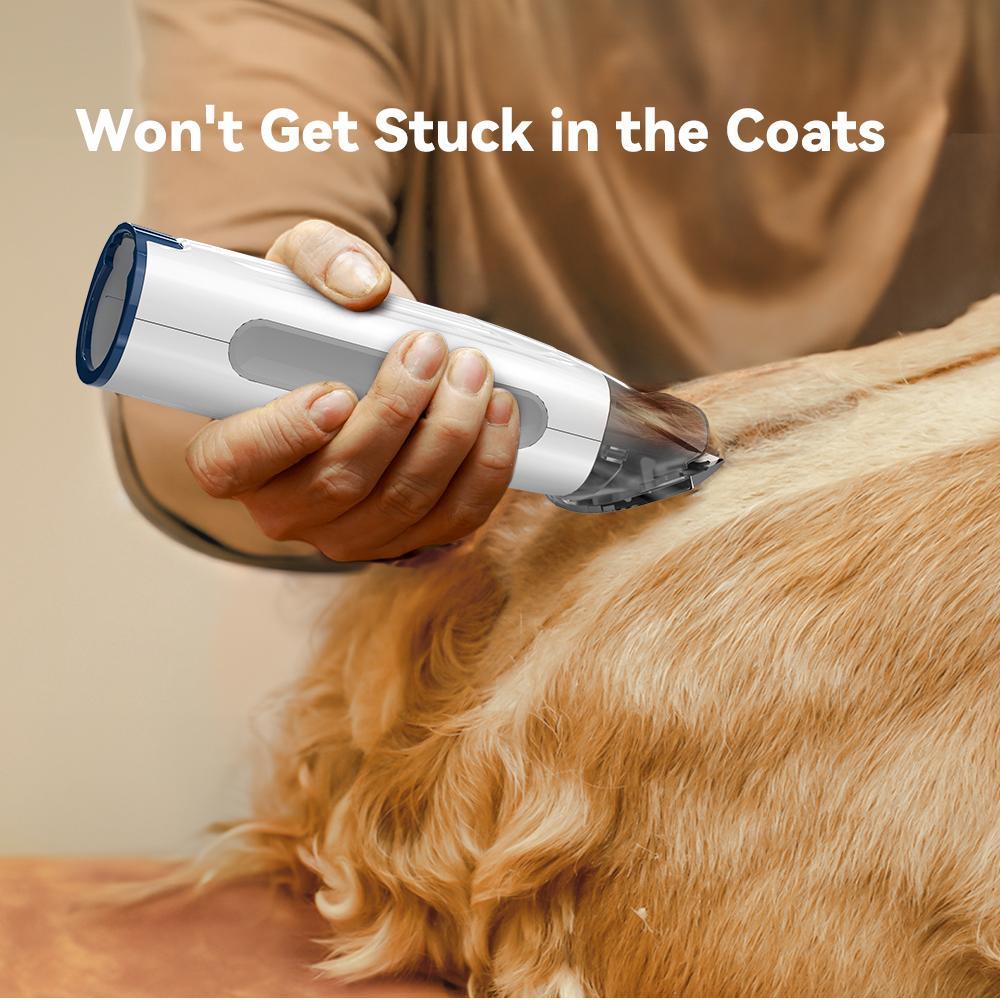 oneisall Dog Hair Vacuum & Dog Grooming Kit, Pet Grooming Vacuum with Pet Clipper Nail Grinder, 1.5L Dust Cup Dog Brush Vacuum with 7 Pet Grooming Tools for Shedding Pet Hair, Home Cleaning