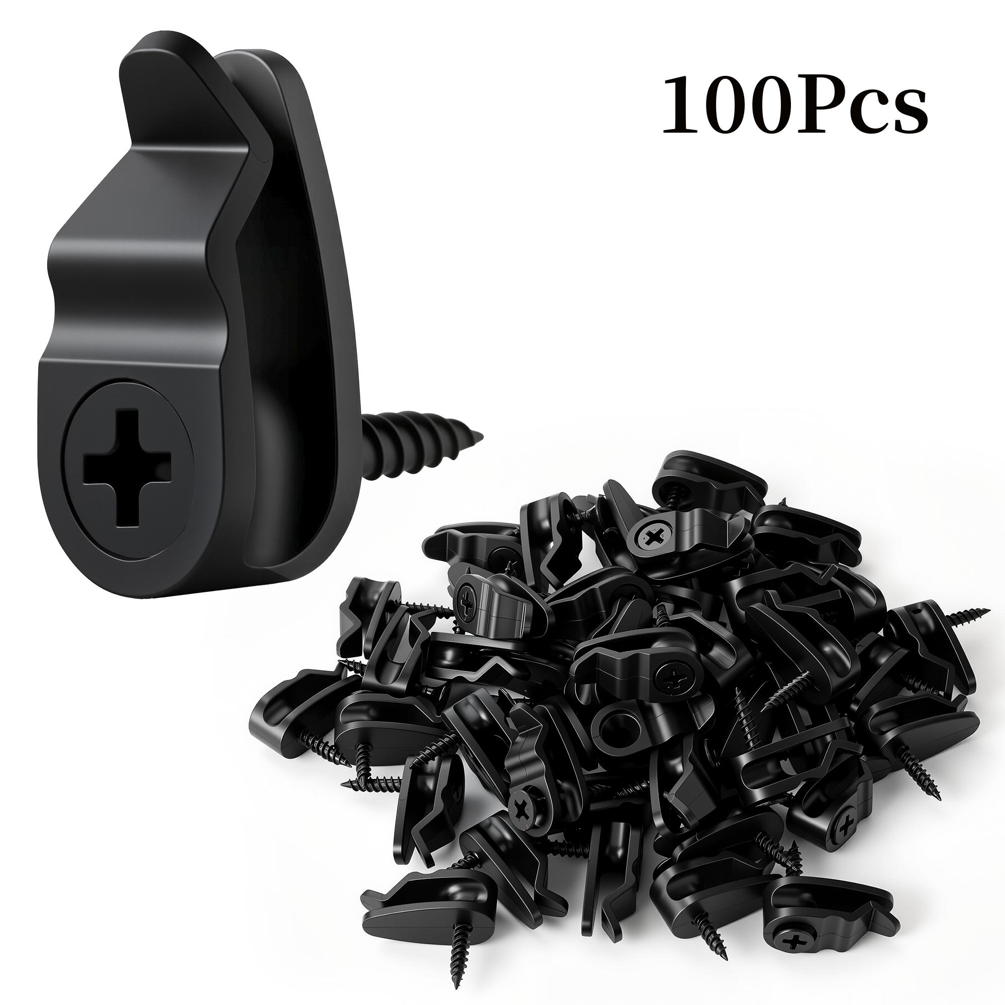 Easy Install Screw-In String Light Hangers, LED Light Clips Hooks, Outdoor Patio Fairy Lights, Christmas & Halloween Decor