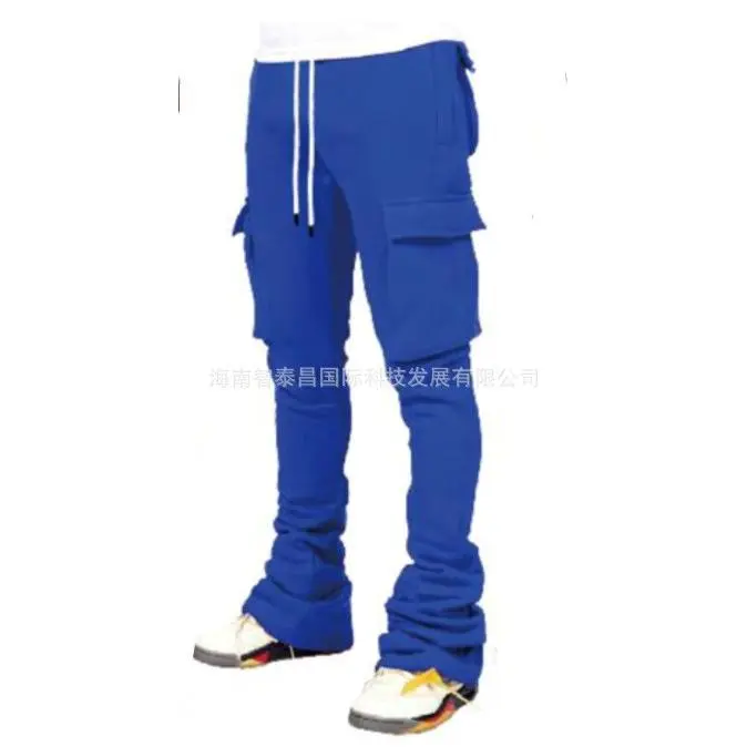 Pants with pockets - navy blue