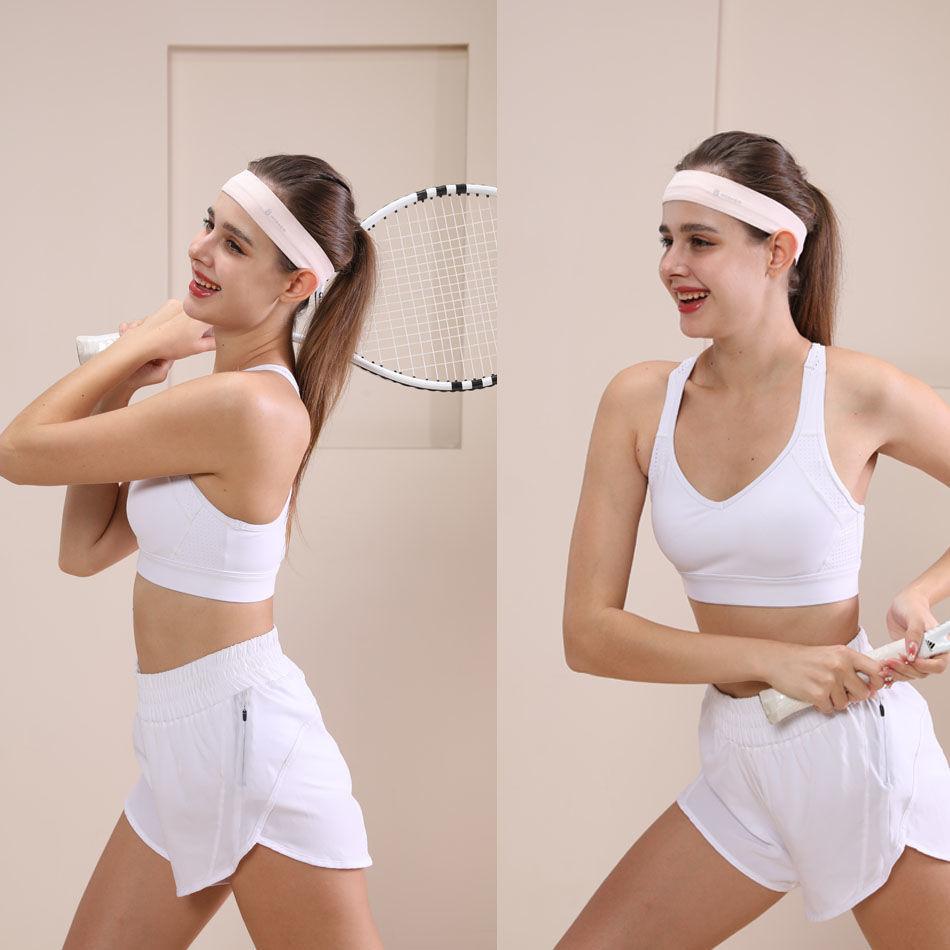 Sports headband, yoga sweat-absorbing headscarf, men's and women's running, badminton, sweat-proof fitness, rope, sweat guide and antiperspirant headband.