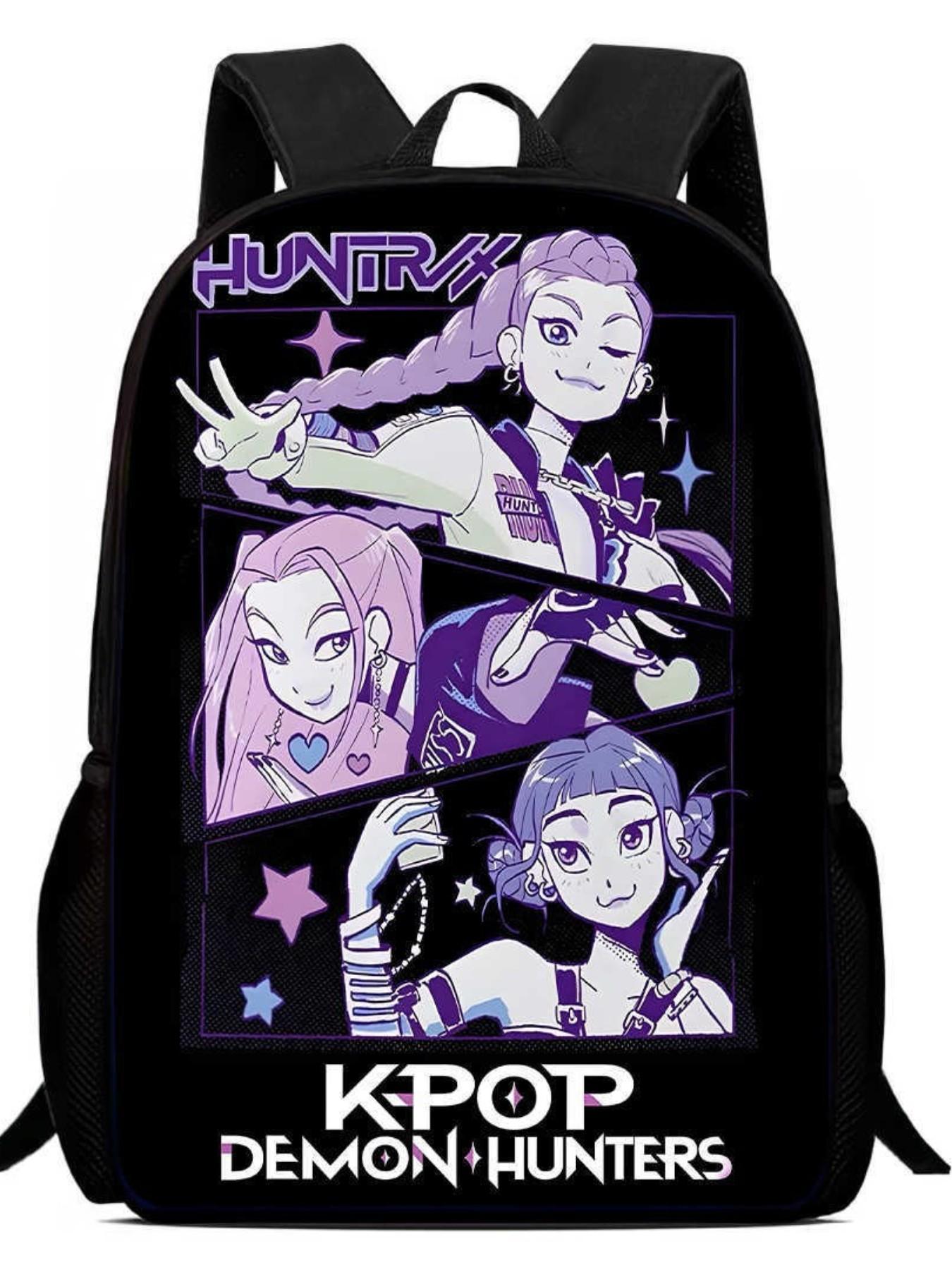 Kpop Twice Takedown Chibi Print Backpack, Casual Lightweight School Bag for Students, Fashion Travel Daypack, Stylish and Comfortable