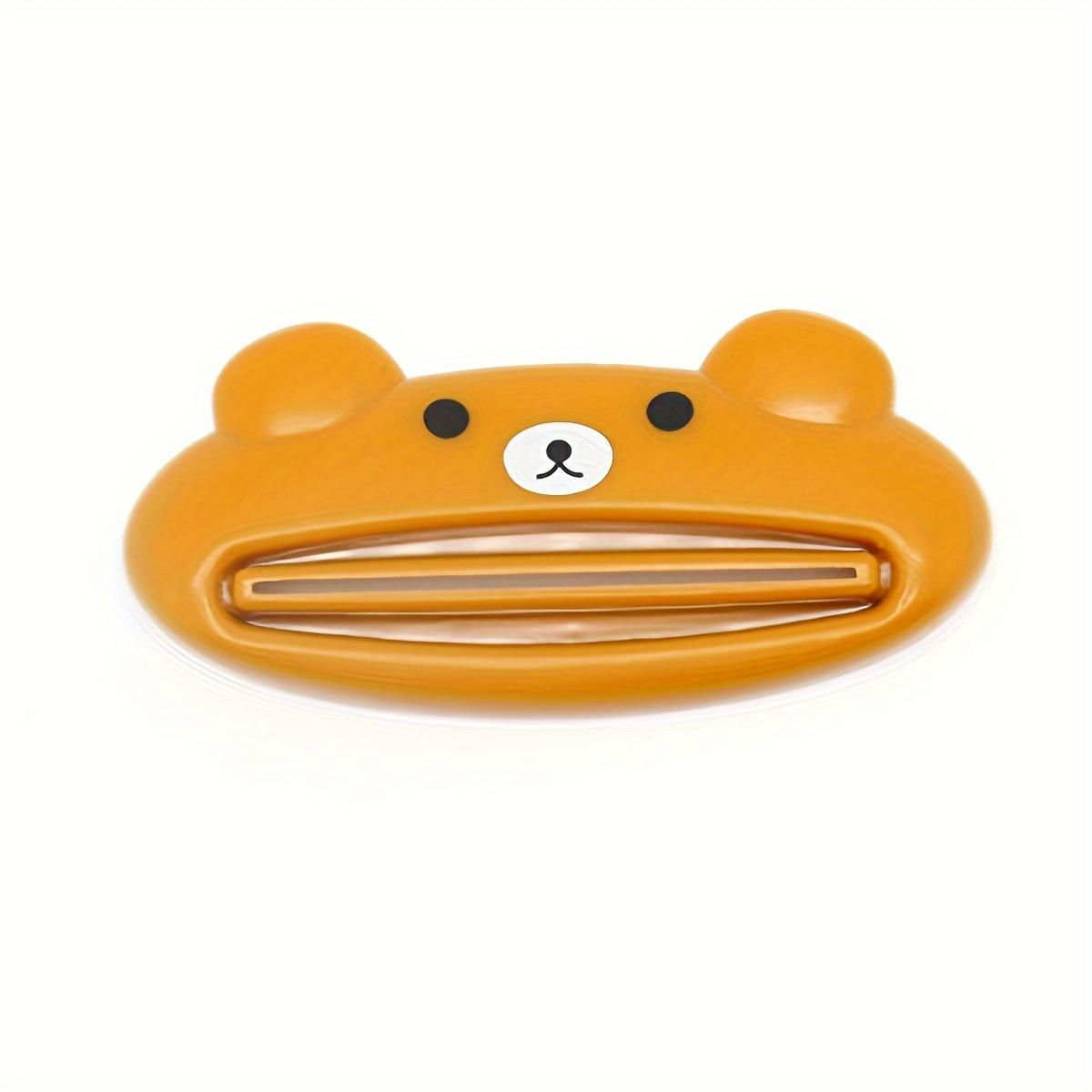 Cartoon Animal Toothpaste Squeezer Set, Fun Plastic Bathroom Accessories, Independent and Easy to Use, Modern Style Toothbrush Holder