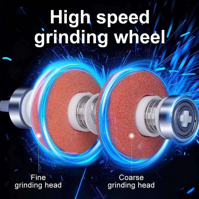 Electric Knife Sharpener, 1 Count Multifunctional Knife Sharpener, Household Knife Sharpener for Kitchen, Kitchenware, Kitchen Gadgets, Gift