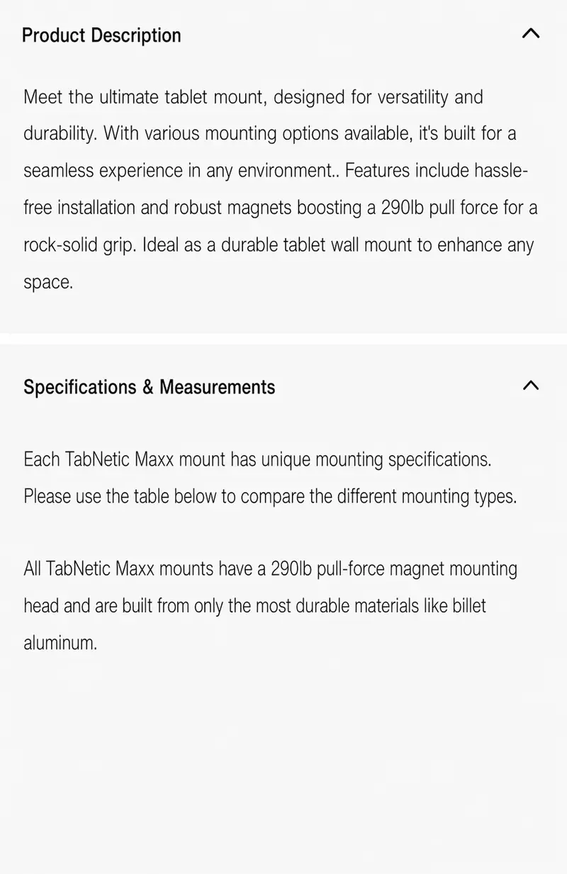 TabNetic Maxx complete kit contents