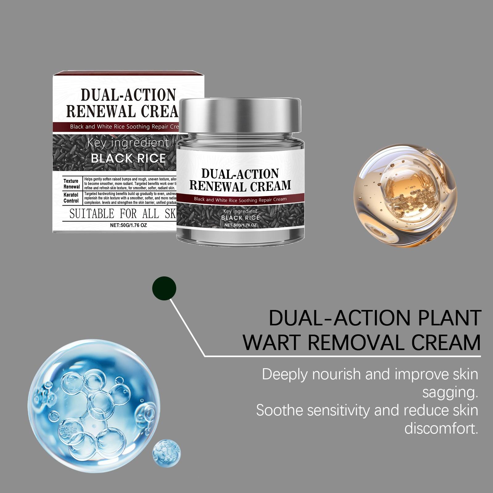 Black Rice Soothing Cream, Gentle Daily Skin Moisturizer, Leaves Skin Smooth & Soft