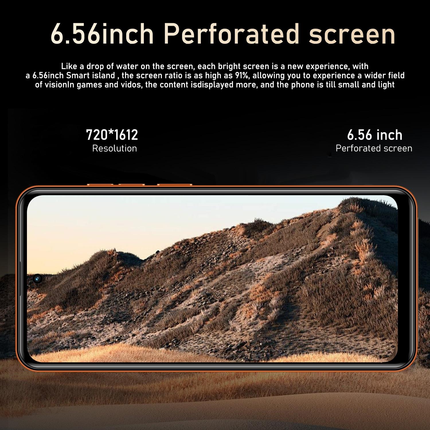 FUFFi-M17 PRO Fashion Smartphone, 6.56-Inch HD Screen, 4GB RAM + 32GB ROM, 3100 mAh Battery, 5MP + 13MP Cameras, Dual-SIM Dual-Standby, Expandable Memory, Android 12.0, 4G Network