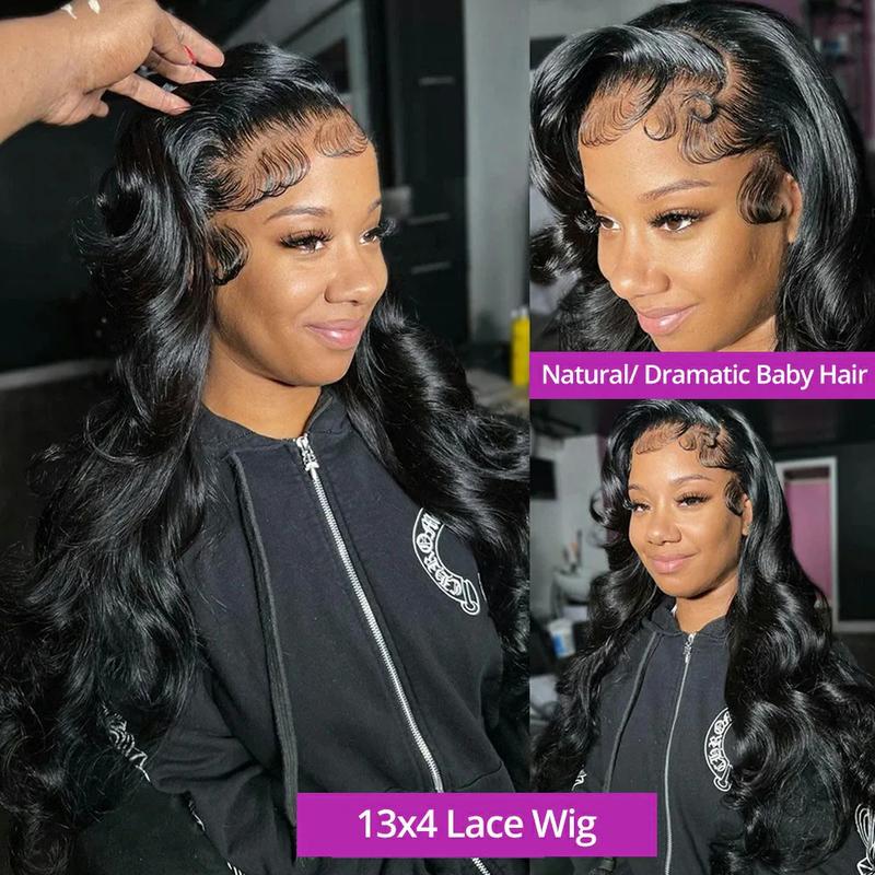Bling Hair 13x6 HD Lace Frontal Human Hair Wigs Body Wave Pre Plucked Lace Front Real Hair Wig 4x4 Lace Wigs For Women TikTokShopHolidayHaul