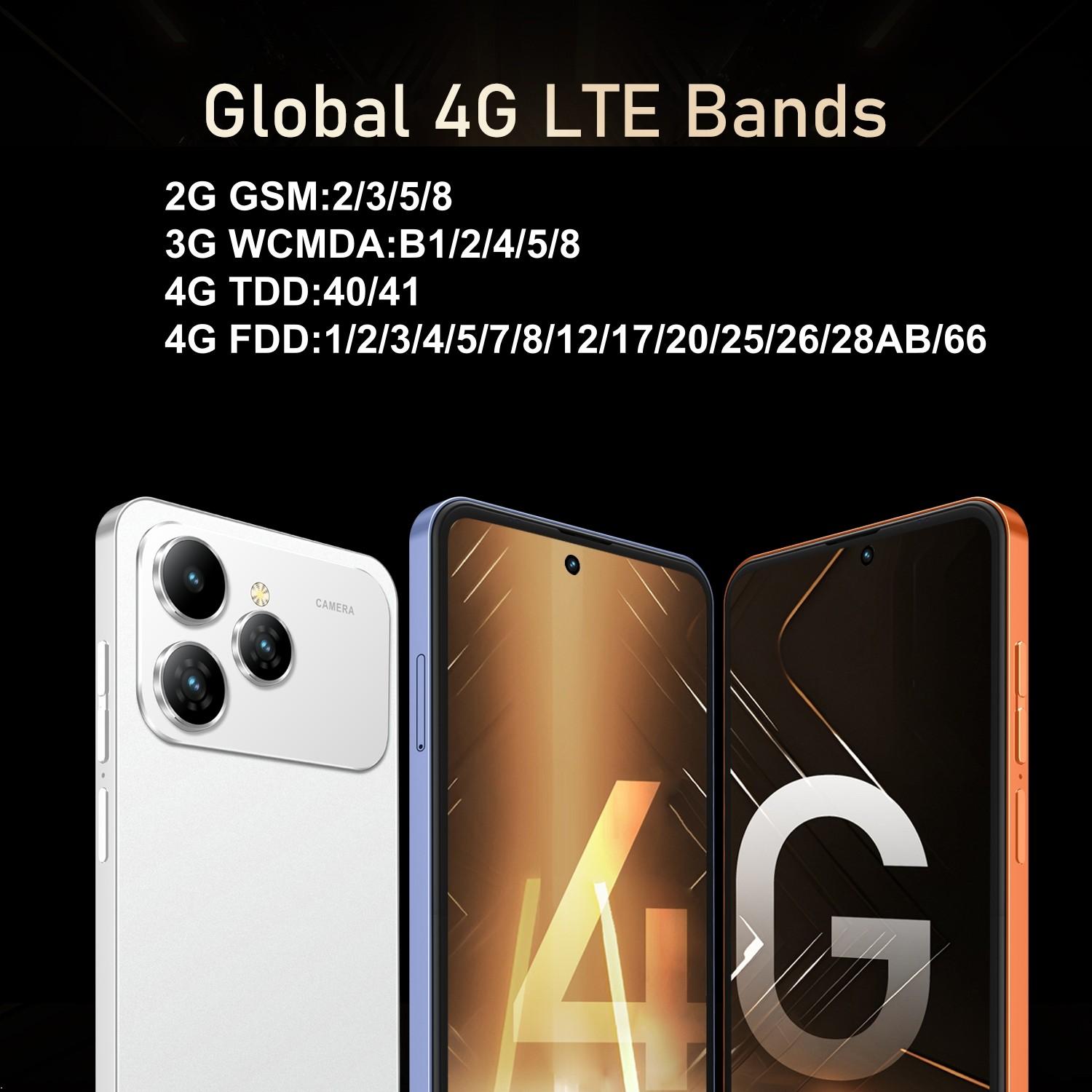 Fuffi Smart Unlock Phone Cellphone 6.56 Inches 4GB RAM 32GB Storage, 5+13mp Camera, 4g Network, Dual Sim, 3100mah Battery, Android 12, GPS