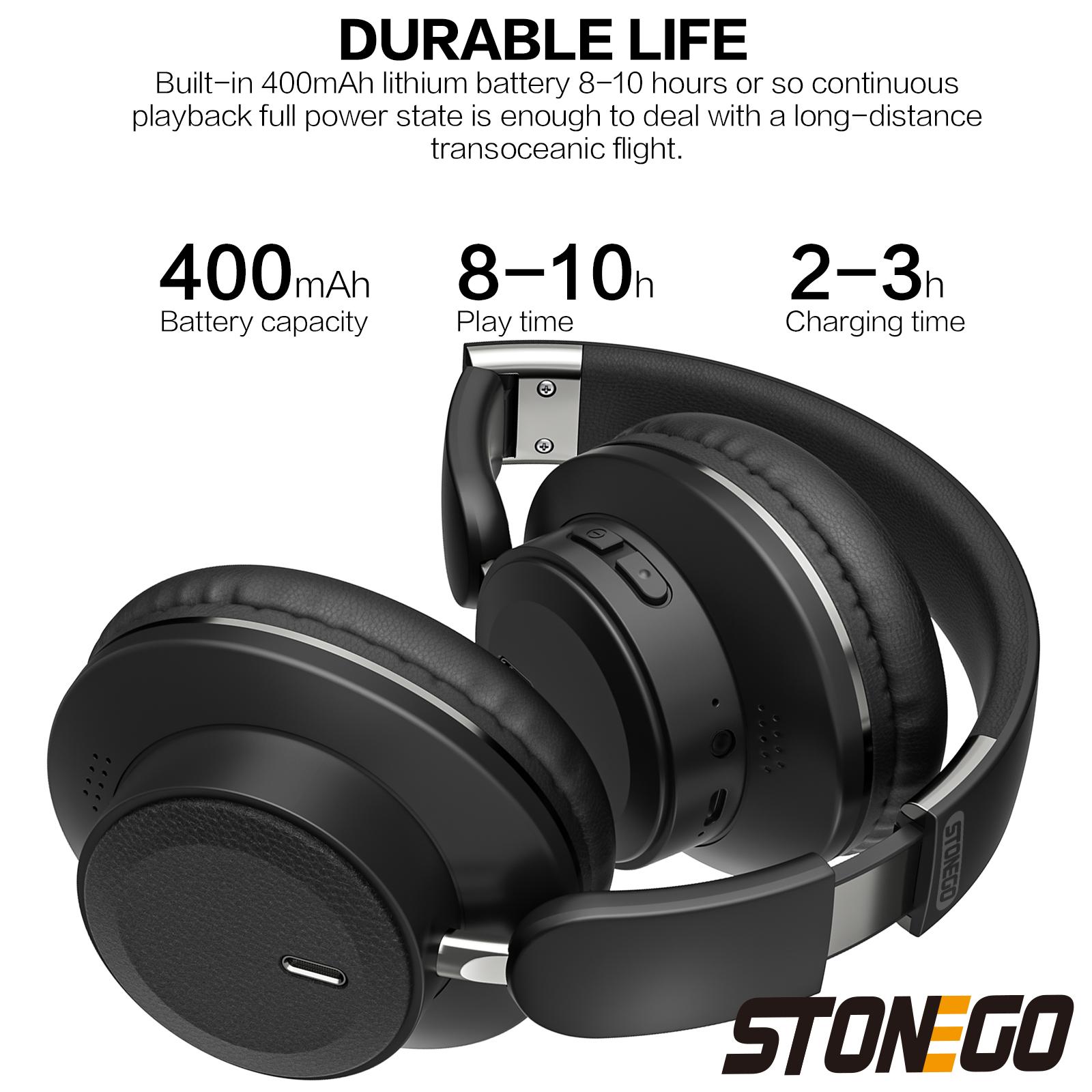 Foldable Wireless Headphones, Immersive Stereo Sound, Bass Boost, Four Color Options, Lightweight Comfort Fit, Long Battery Life