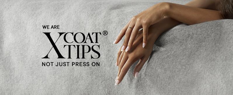 BTArtboxnails XCOATTIPS Press on Nails - 150pcs Pink Short Square or Almond or Coffin French Tips, Pink Soft Gel False Nail, Soak Off Acrylic Fake Nails Extensions Bfsfj-L-Kit-Pink