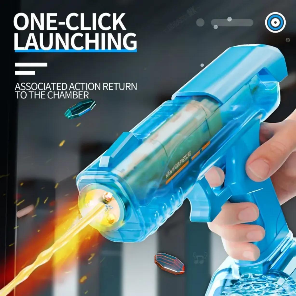 Portable Automatic Electric Water Gun, Handheld Pulse Water Gun, Outdoor Beach Pool Toy, Teen Birthday Gift, Summer Party Toy