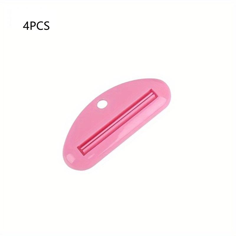 4 Pack Multicolor Toothpaste Holders, Eco-Friendly Plastic Material, Easy Squeeze Reduce Waste, Multi-Functional for Toothpaste & Face Wash