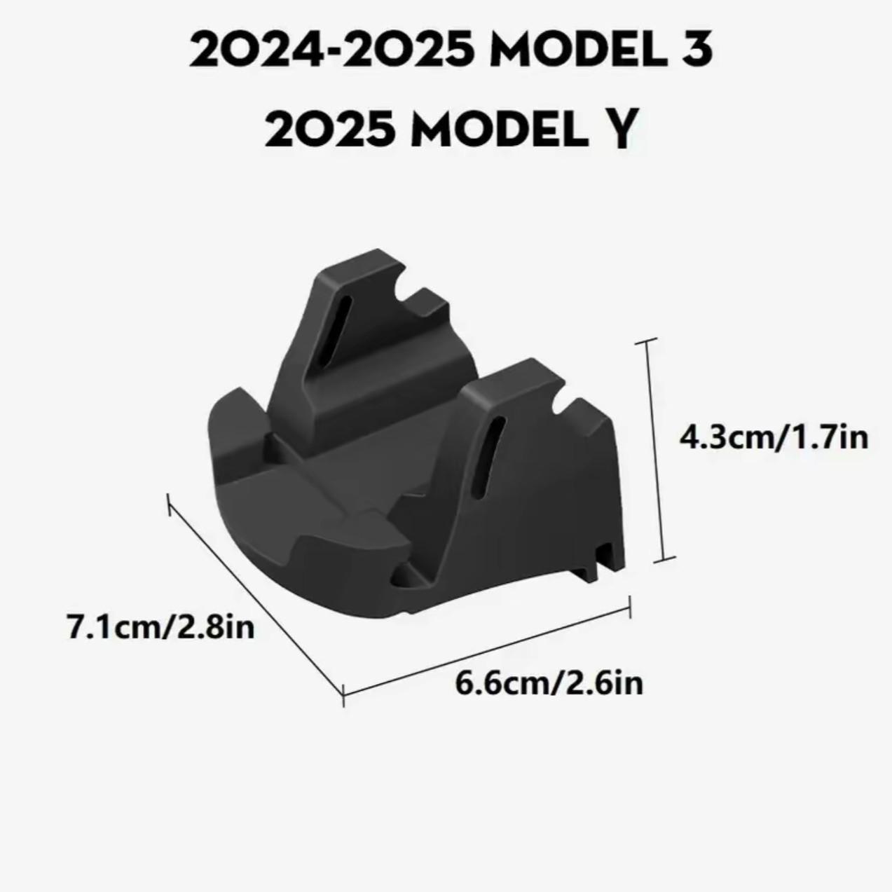 Tesla Model 3 Phone Holder Silicone Stand Compatible with Tesla Model 3 Highland & New Model Y Juniper Enhanced Version